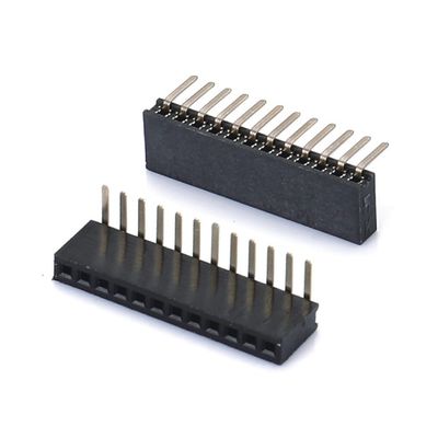 1.0 Femminile Testa Dip doppia fila Retta PA6T Nera 2pin-100pin Board To Board connettore
