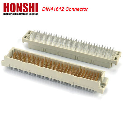 DIN 41612 Quattro file inline 128 pin DIN41612 connettore PCB in ottone Attuale applicazione