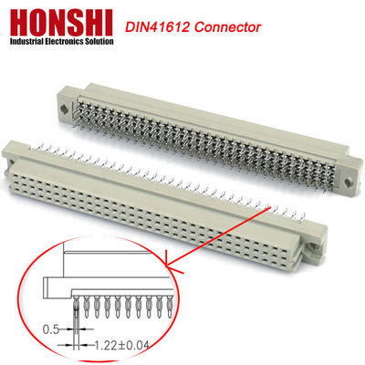 DIN 41612 Quattro file inline 128 pin DIN41612 connettore PCB in ottone Attuale applicazione