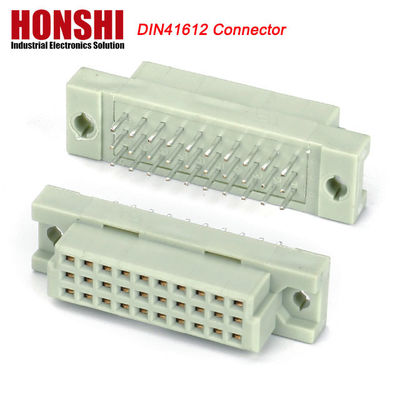Euro Din 41612 connettore 3 righe intestazione della spina maschile connettori Eurocard 48 pin angolo destro