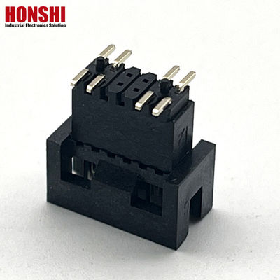 1.27mm Pitch H5.7mm SMT ottone placcato oro maschio box header connettore PCB