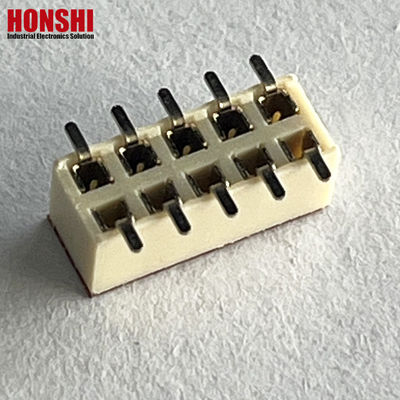 Femminile Header Connector Doppio filato Bianco Pitch 2.54mm H7.1 10p SMT Tipo PA6T PCB Board