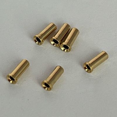 2.32mm connettore circolare contatti crimp femminile pennello di ottone pin di connettore placcato oro