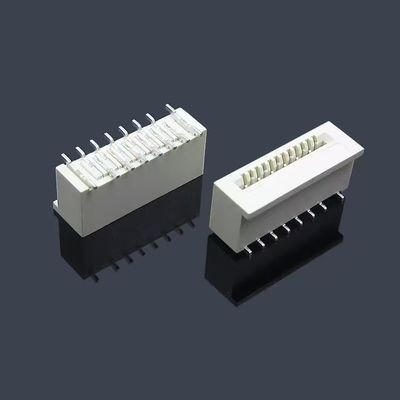 1.25mm FFC/FPC Cable Zif Socket Connector Contatto laterale con chiusura 8 10 18 30 Pin Tipo angolo destro