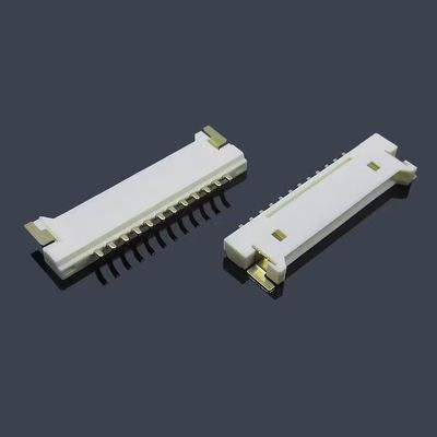 1.25mm FFC/FPC Cable Zif Socket Connector Contatto laterale con chiusura 8 10 18 30 Pin Tipo angolo destro