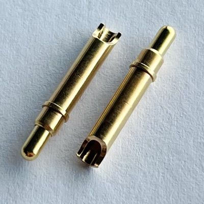 Tipo di saldatura SMT Pogo Pin placcato in oro per applicazioni di potenza