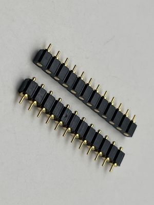 Connettore di aggancio Pogo Pin di tipo SMT 4pin 10pin 12pin Contatto a molla con elevata durata e resistenza alla nebbia salina