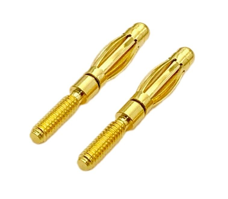 Taglia personalizzata 4mm maschio Banana Plug connettore con oro e tela a filo garantito