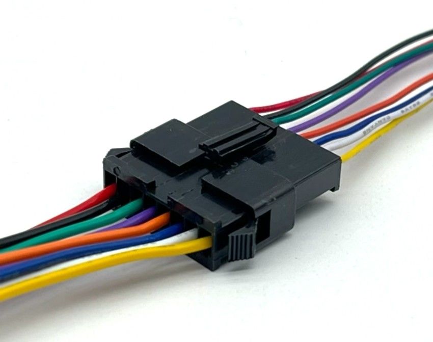 Dispositivo JST SM2.5 8 Pin Connector Assemblaggio di imbracatura elettrica ul1007 24awg