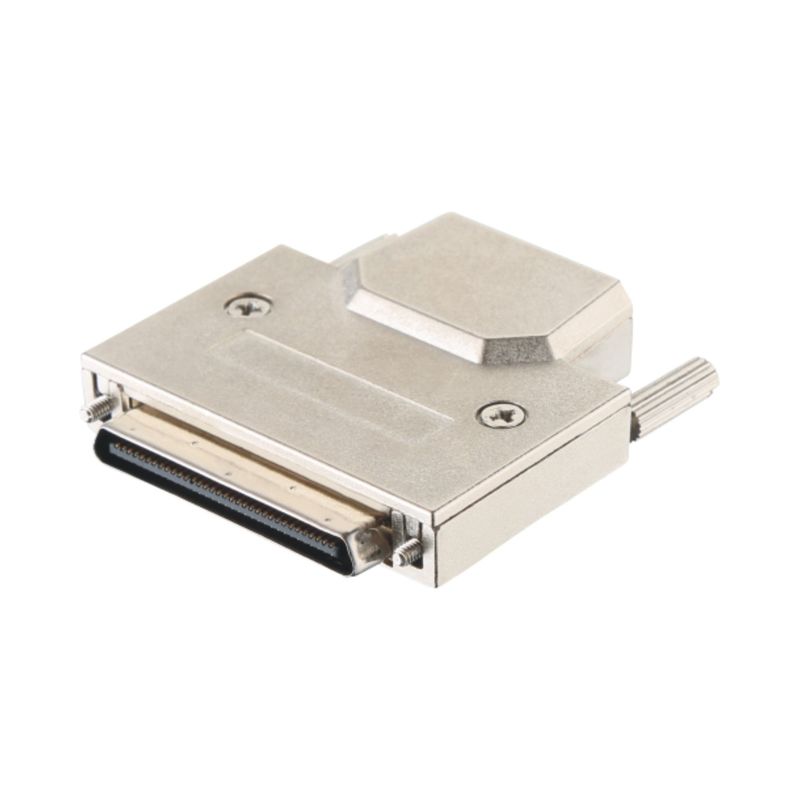 Materiale della conchiglia in lega di zinco 68 pin SCSI Connector Solder Tipo VHDCI HPCN Maschio