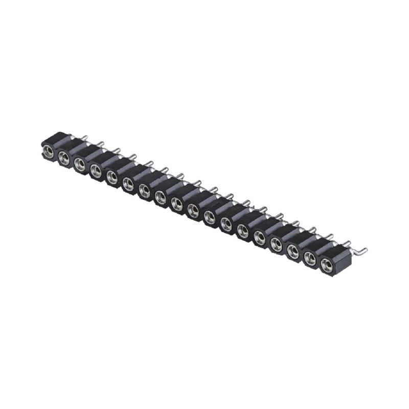 2.54mm Female Header Right Angle SMT SMD Single Row 1-40Pin PCB Connector