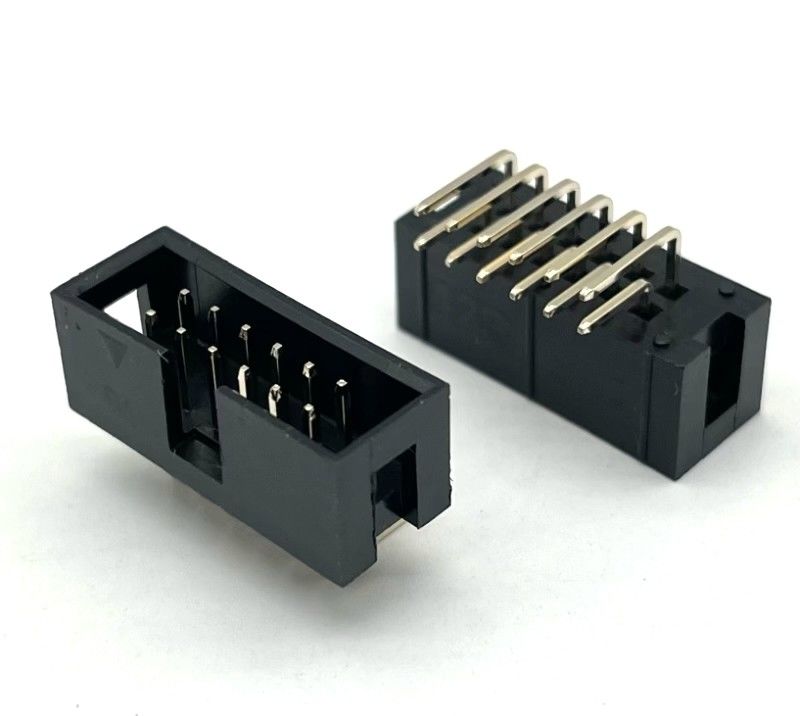 Connettore di intestazione della scatola ad angolo destro DIP PCB DC3 12 pin Intestazioni 2.54mm Pitch