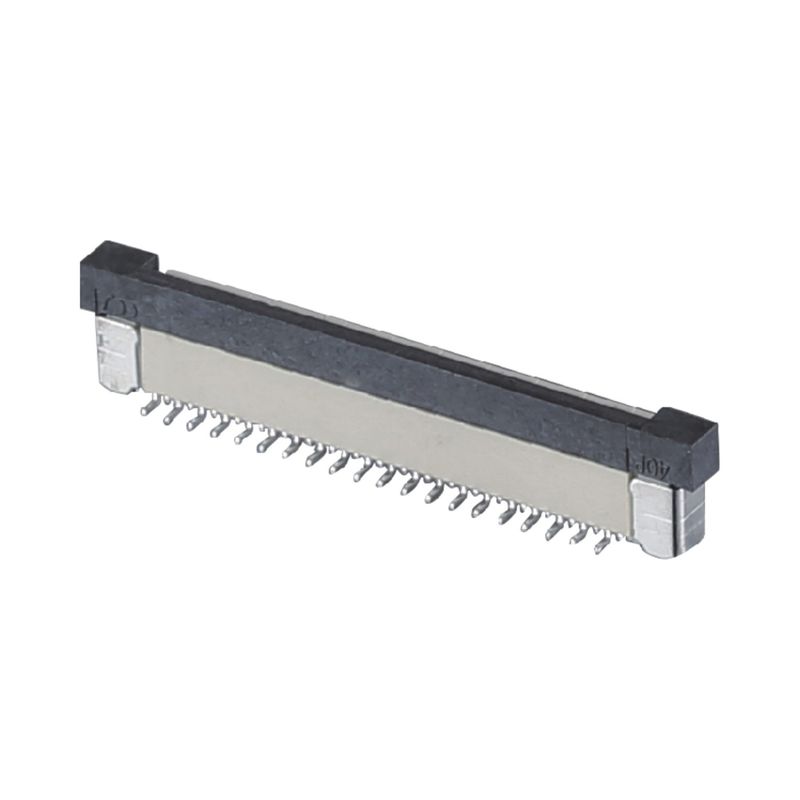 4 - 60 pin FPC Cable Connector 0,5 / 1,0 mm Pitch SMT ZIF DIP Tipo Top Bottom PA9T Plastica