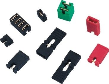 Mini Jumper Altura 6.0mm Rosso Blu Giallo Nero Con Tappo Aperto