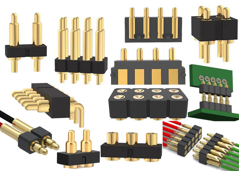 1x3P DIP Pogo Pin Connector Primavera carica 2 Pin - 40 Pin 2,54mm Pitch