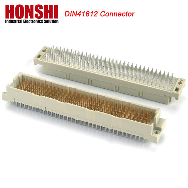DIN 41612 Quattro file inline 128 pin DIN41612 connettore PCB in ottone Attuale applicazione