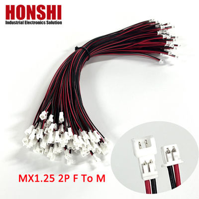 Assemblaggio del cablaggio terminale filo elettronico maschio e femmina filo elettronico 1,25 mm di passo