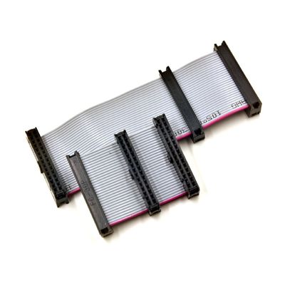 2.0mm 40 pin IDC Flat Ribbon Cable Assembly con conduttore di filo di rame stagnato