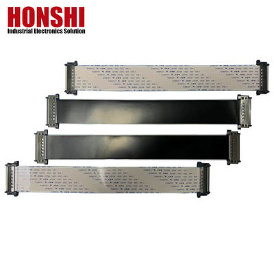 0.5mm Pitch FPC Flat Flex Cable per 80c 60v 10p 40p 60cm Acciaio di rame in scatola