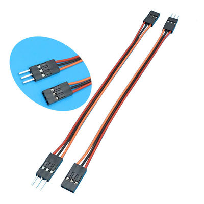 24AWG 3 Pin Dupont Electronic Wire Harness maschile e femminile con connettore da 2,54 mm