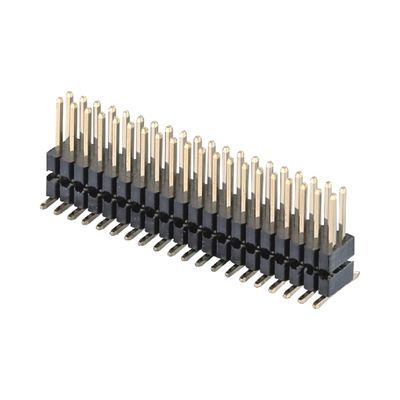 1.27mm Dual Plastic 2 - 100 Pin Header Connector H2.5mm DIP SMT Tipo PCB