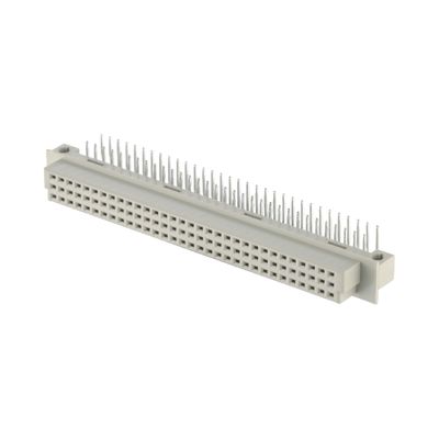 2.54mm DIN 41612 connettore 64 pin angolo destro pin femminile attraverso foro 3 fila connettore