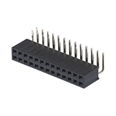 2.0mm H4.3 4.6mm Femminile Pin Header connettore angolo destro 90 gradi 2x2 2x40pin