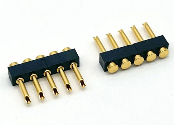 2.54mm Pitch Pogo Pin Connector Solder Tipo Pogo Pin femminile 1x05P